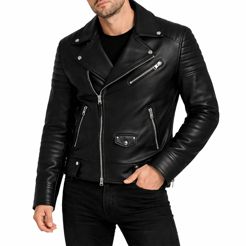 Blackout Edge Biker Jacket