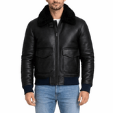 Blackforge Shearling Bomber Jacket