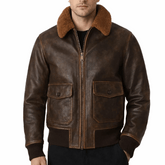 Brownstone Bomber Leather Jacket