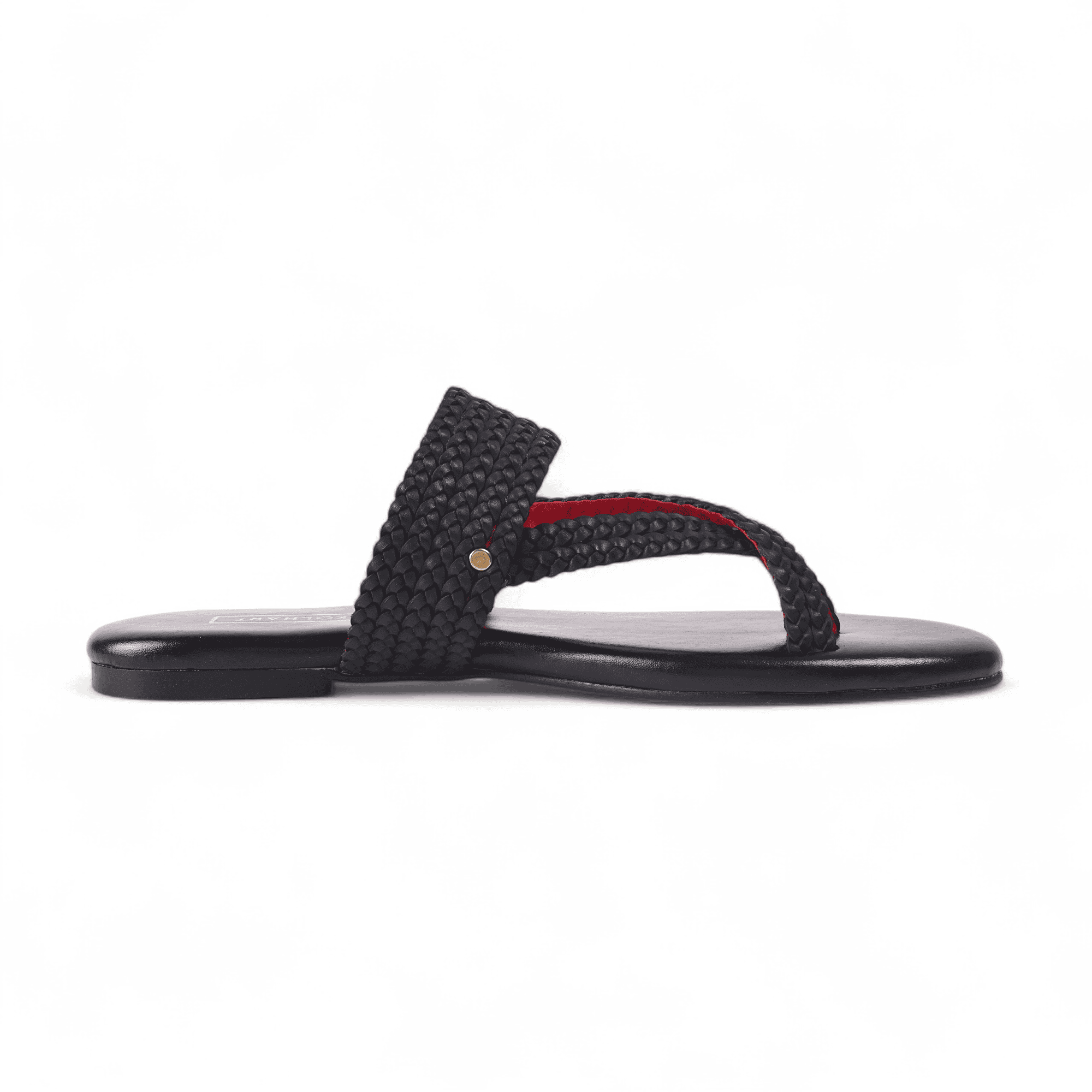 Copper Black Braided Leather Sandal – The Leather Factor