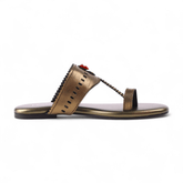 Hazel Copper Leather Kolhapuri Sandal – The Leather Factor