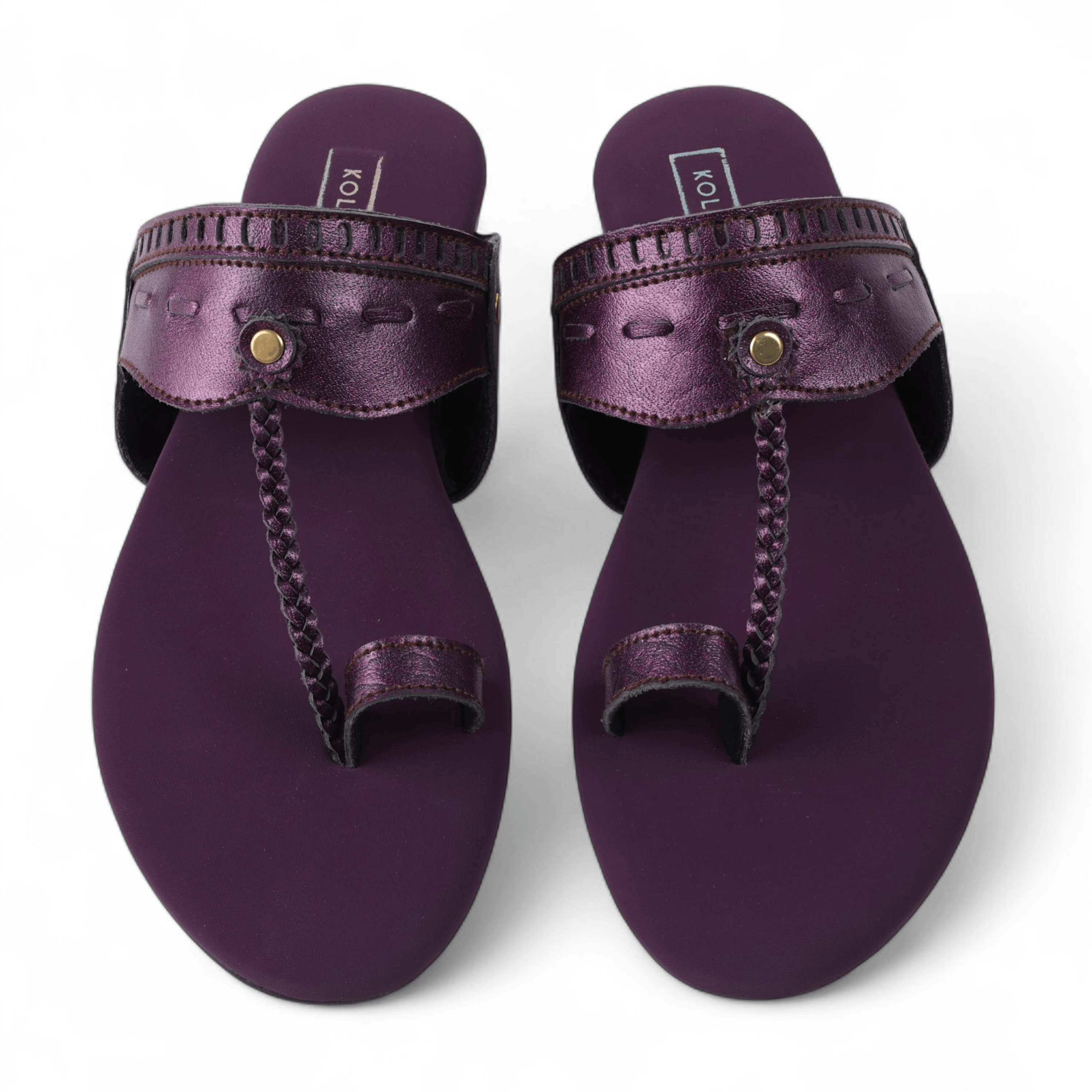 Indigo Kolhapuri Sandal – for casual, festive, holiday wear