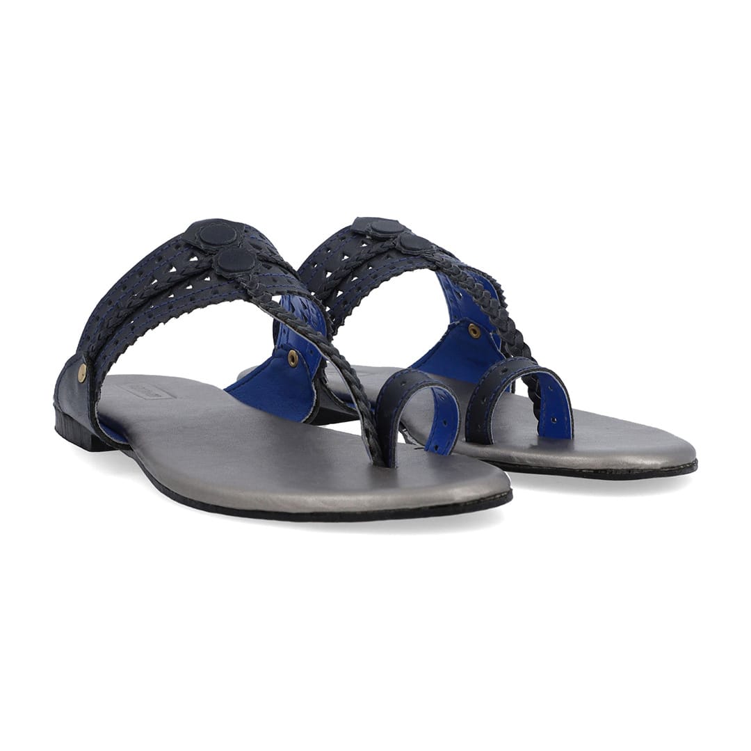 Ivory Kolhapuri Sandal – for casual, festive, smart casual wear