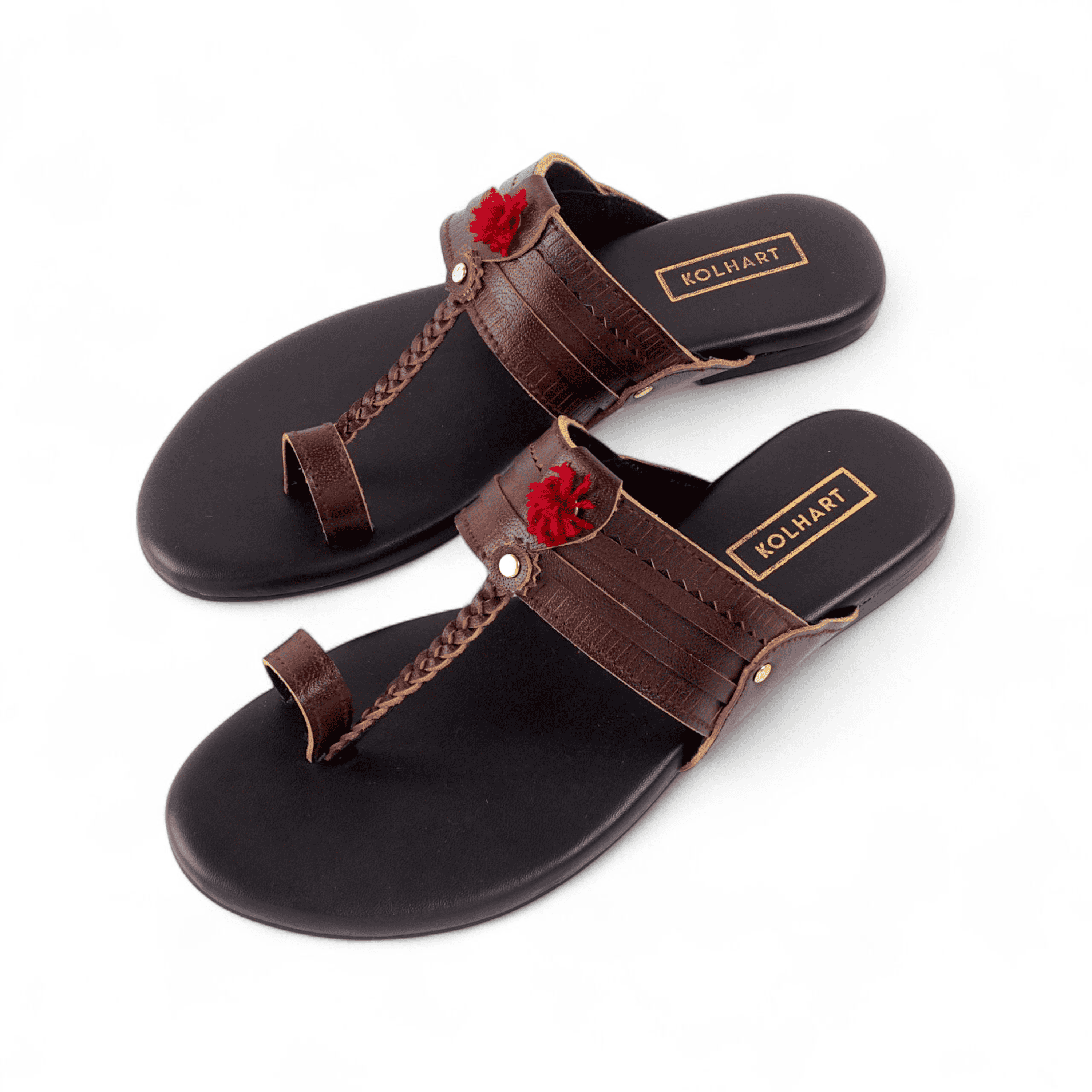 Ayla Kolhapuri Sandal – leather sole