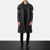 Romos Black Leather Jacket