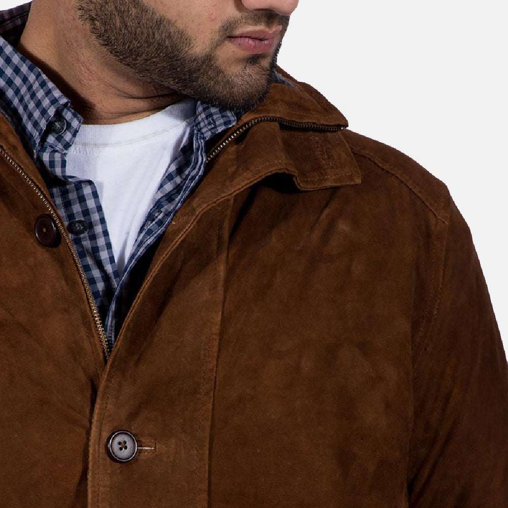 Migas Brown Suede Jacket