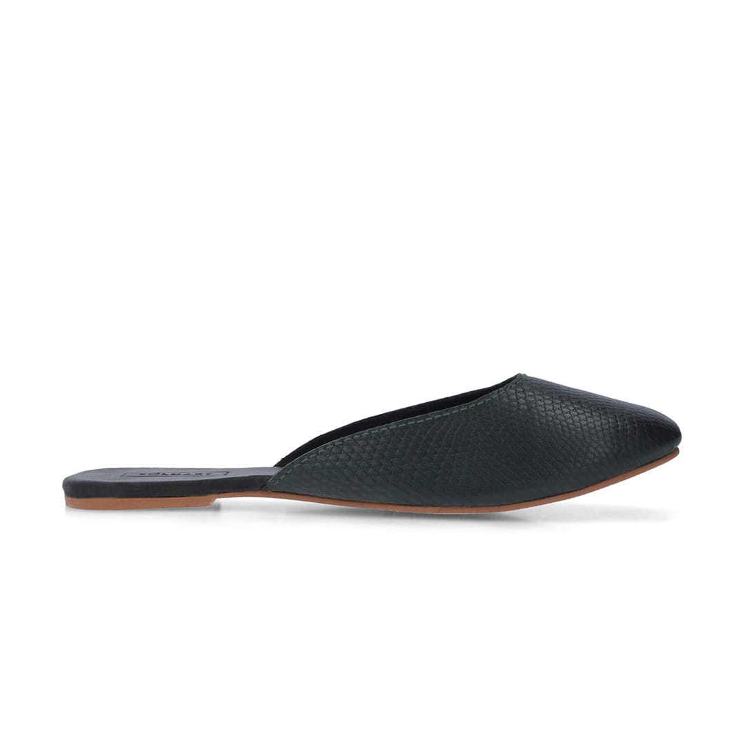 Omar Green Leather Mule – The Leather Factor