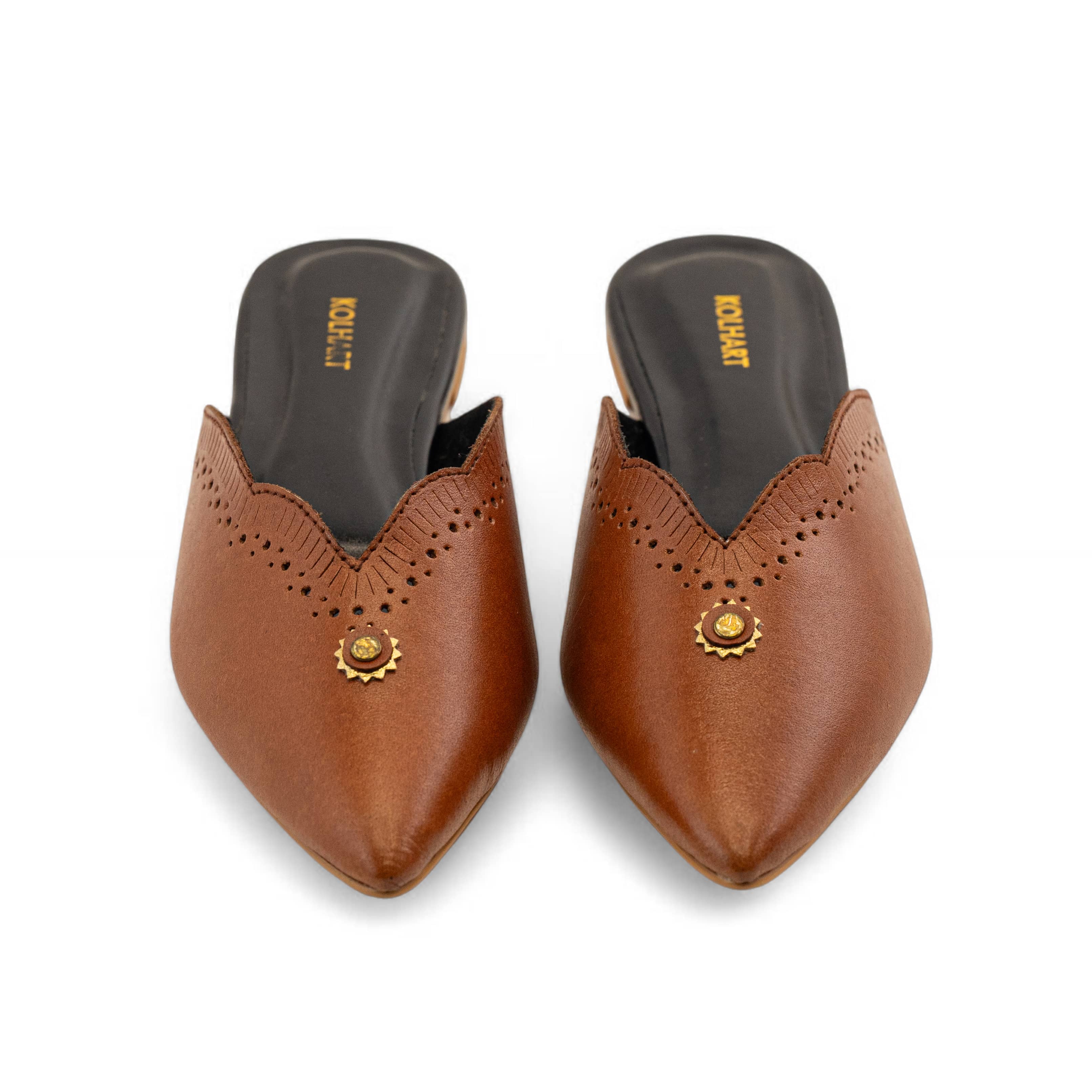 Samara Brown Leather Mule – for casual, smart casual, everyday wear