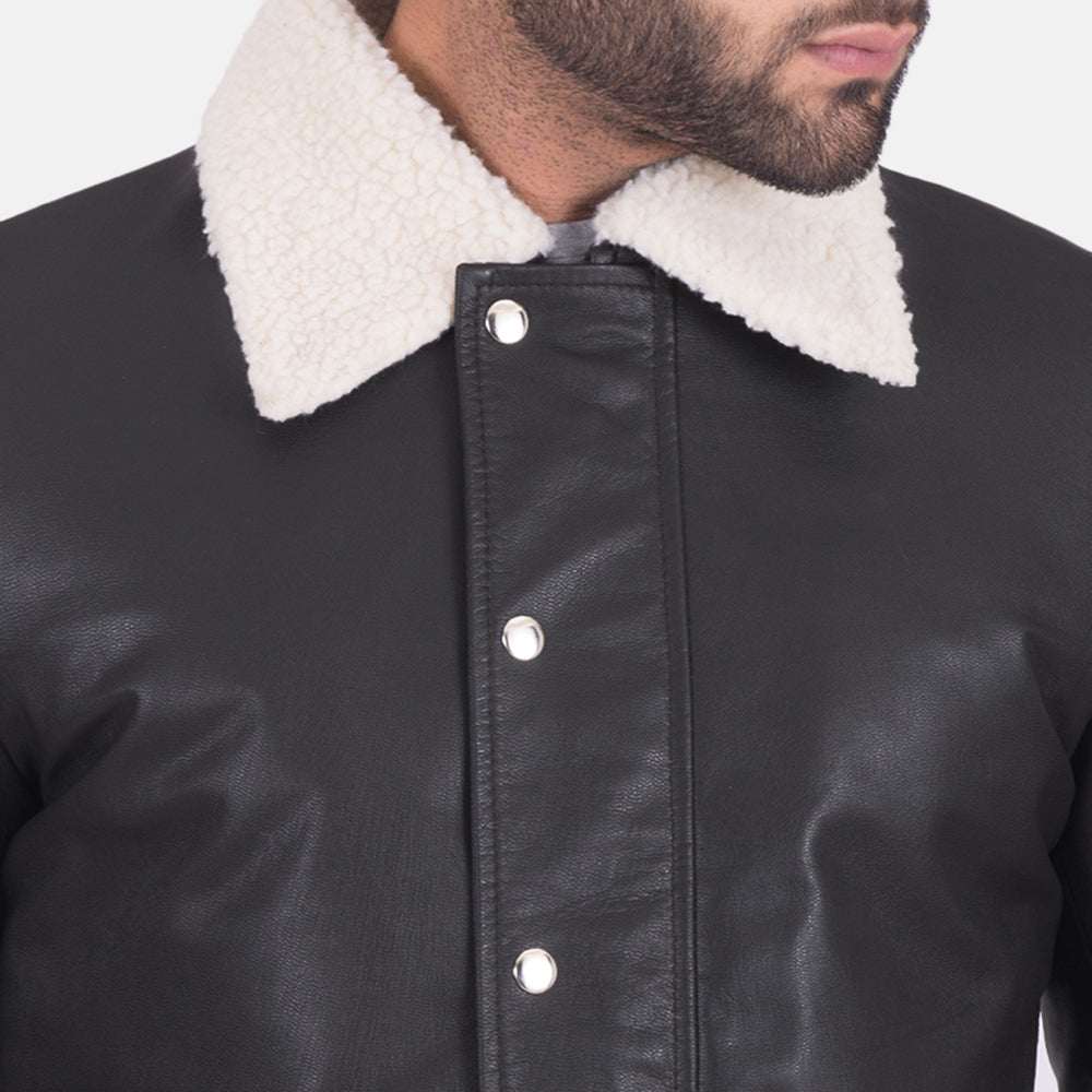 Pavis Black Leather Jacket