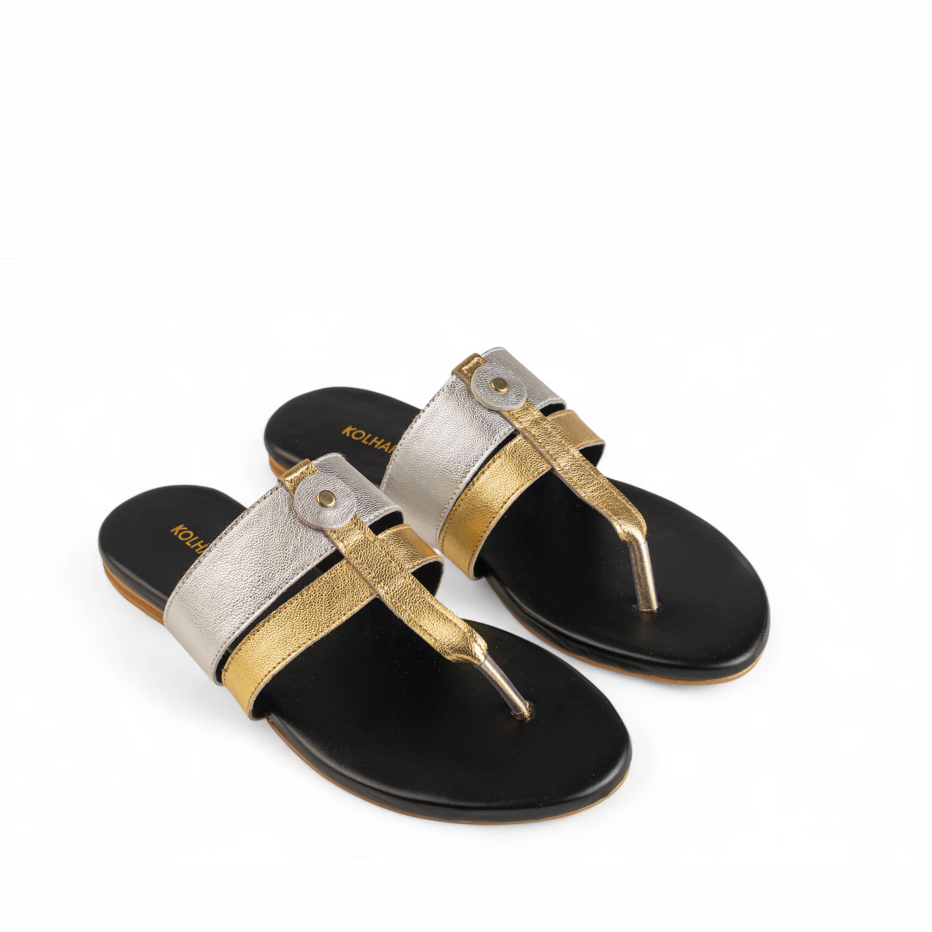 Solene Sheep Leather Sandal – leather and rubber sole
