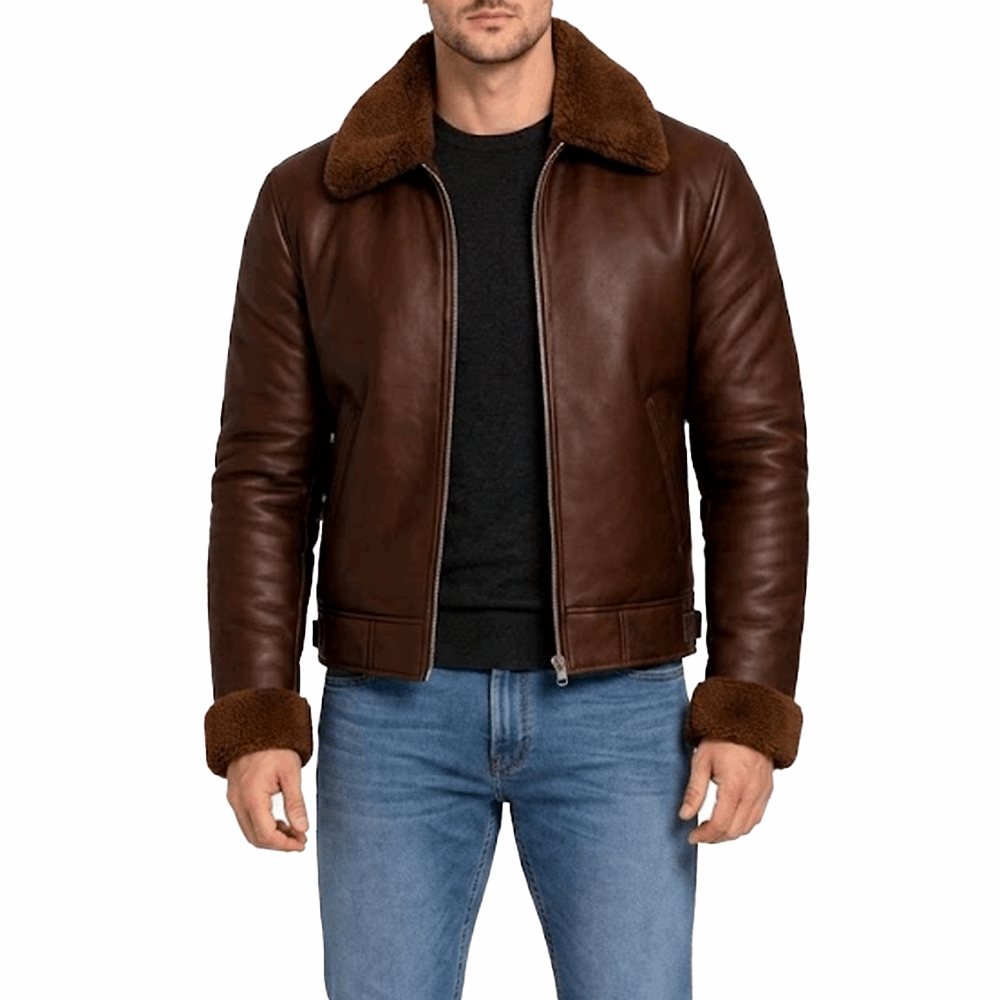Stonewood Brown Bomber Jacket