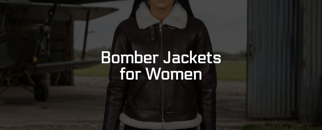 Women’s Leather Bomber Jackets