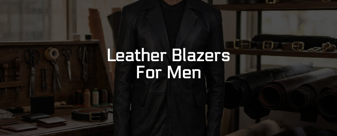 Leather Blazers For Men