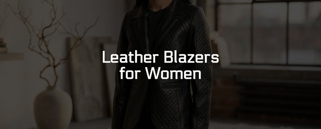 Leather Blazers for Women