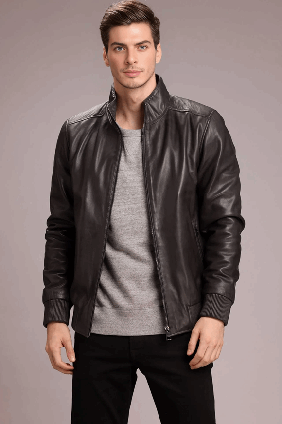 The Titan Biker Leather Jacket
