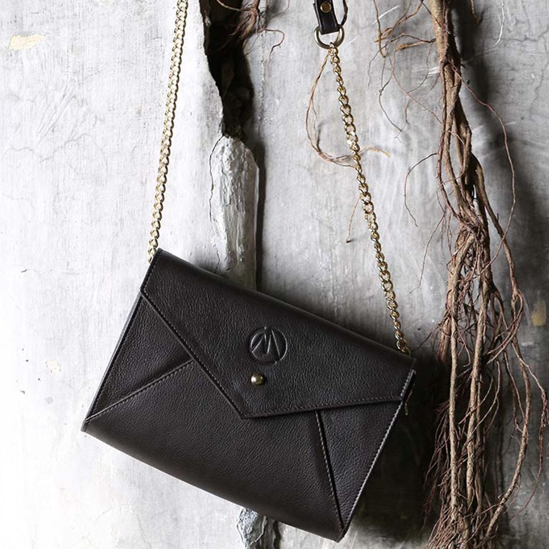 Amber Leather Flap Messenger Bag – messenger by The Leather Factor, photo 7