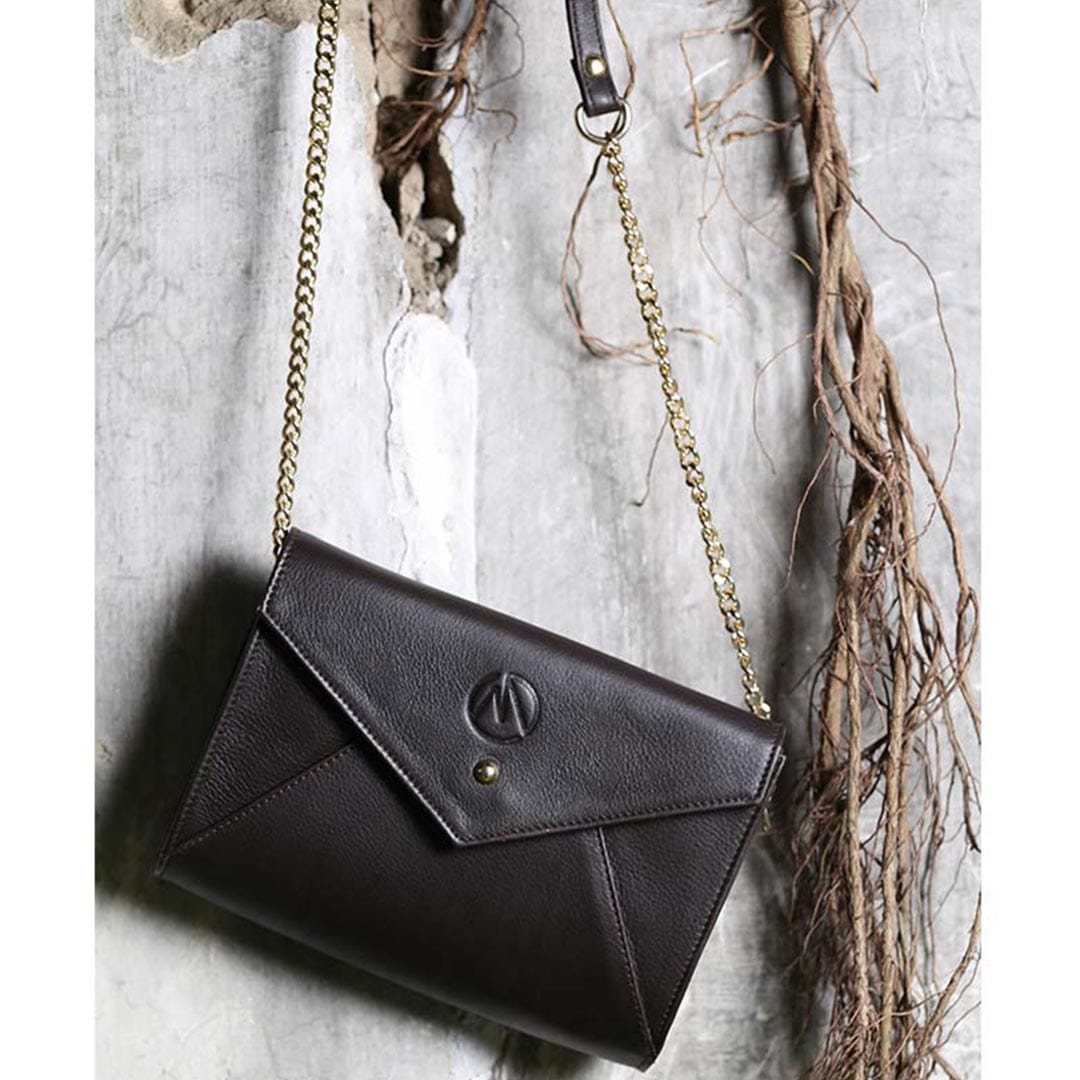 Amber Leather Flap Messenger Bag – messenger by The Leather Factor, photo 8