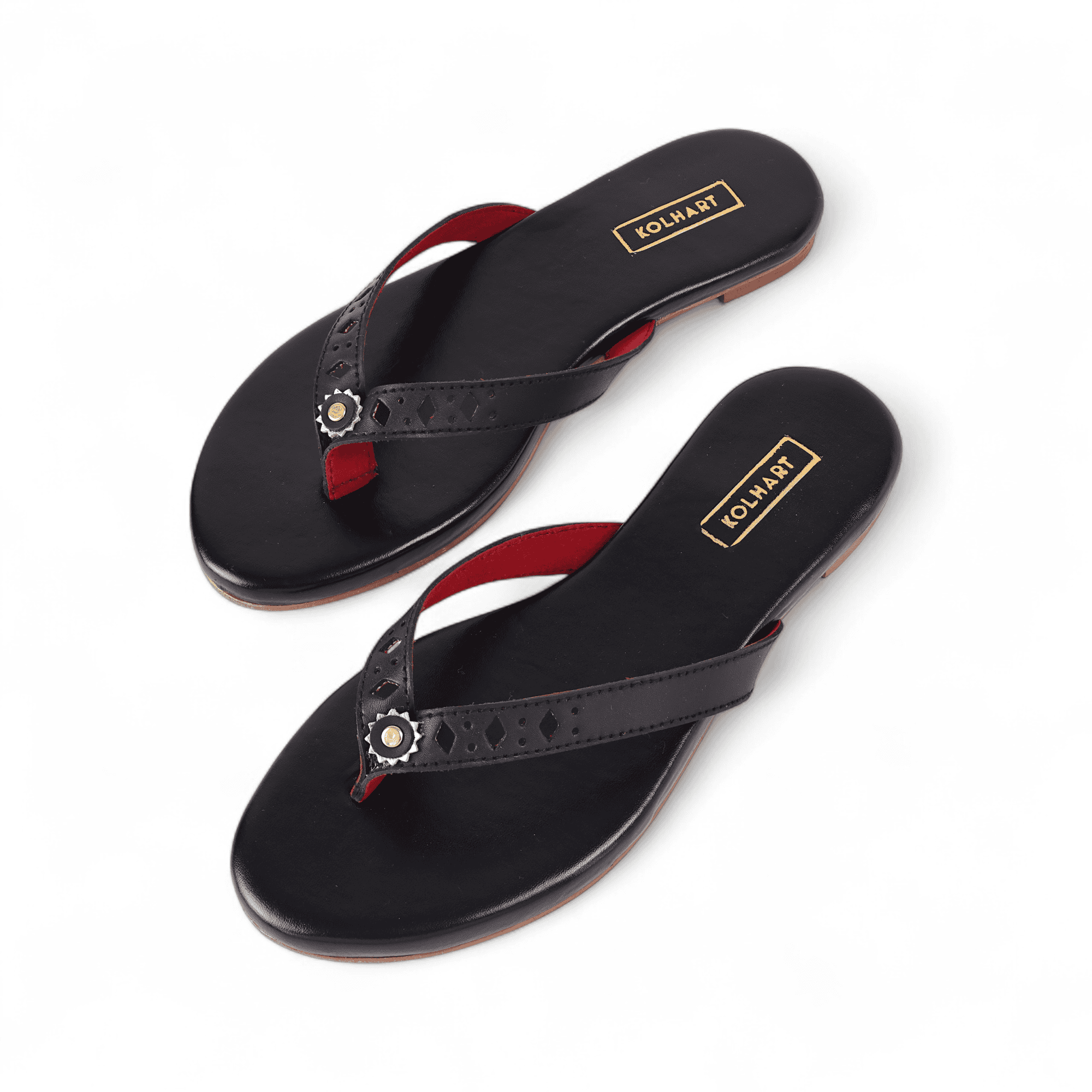 Amber Black Leather Sandal – for casual, everyday, holiday wear
