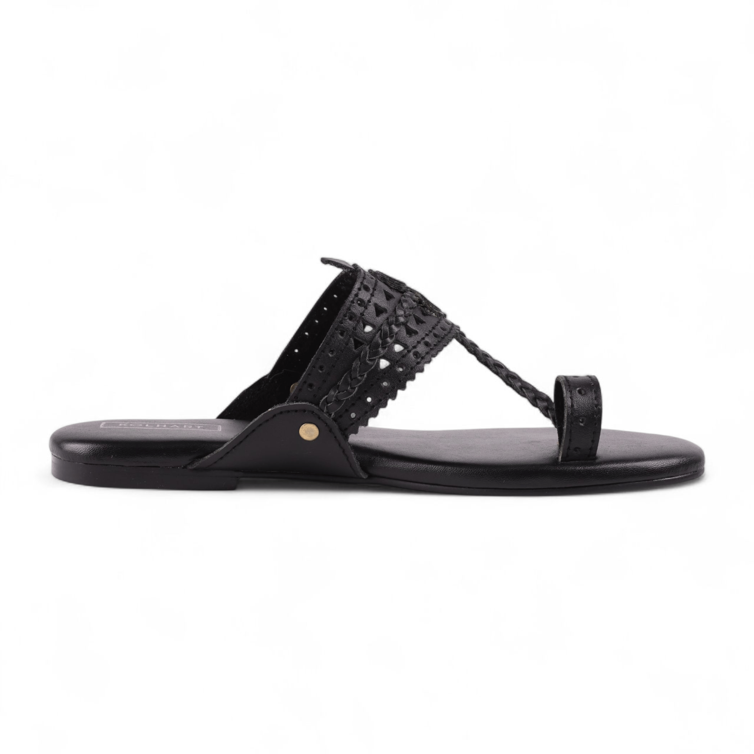 Amber Kolhapuri Sandal – The Leather Factor