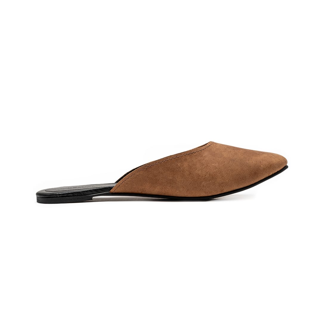 Dara Tan Leather Mule – The Leather Factor