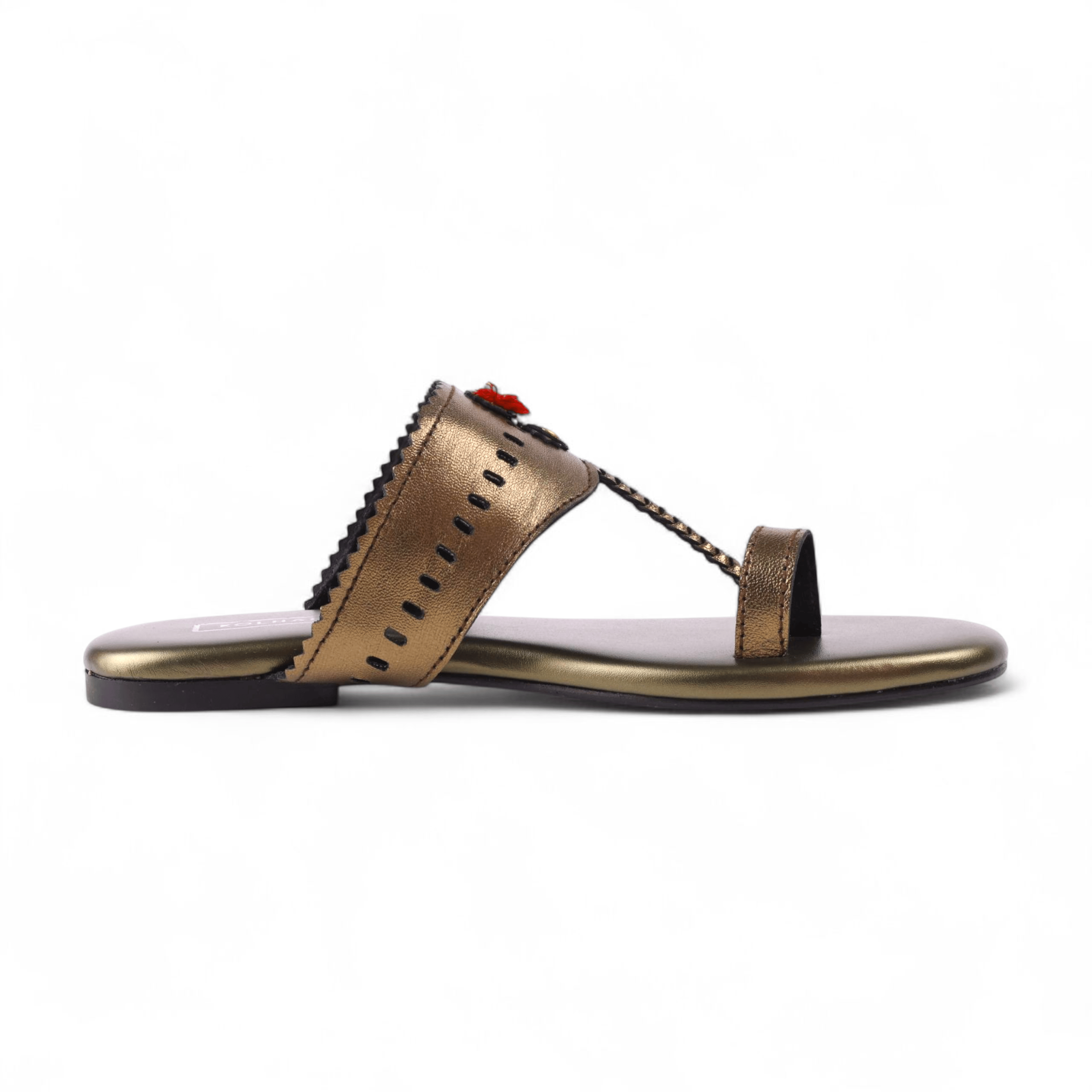 Hazel Copper Leather Kolhapuri Sandal – The Leather Factor