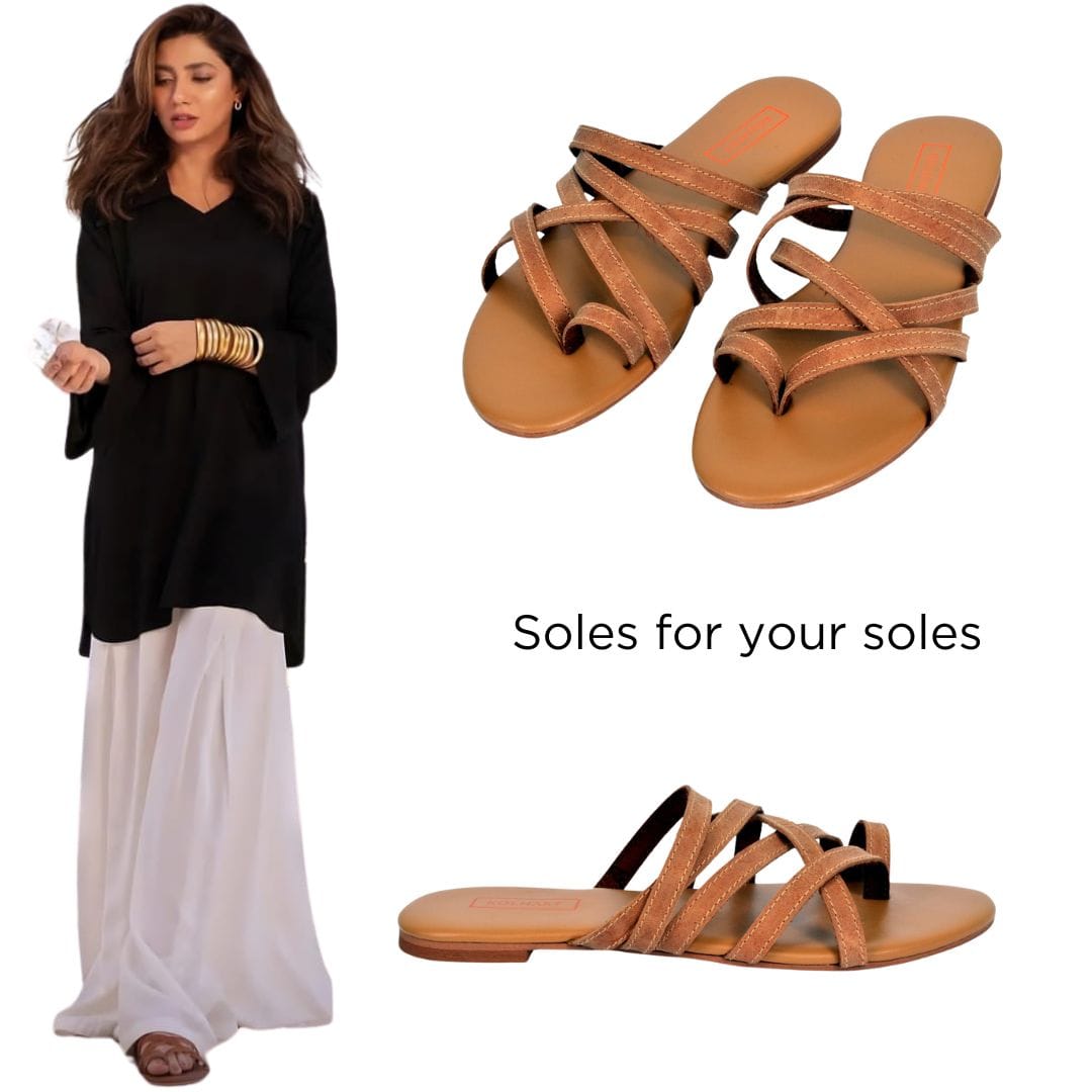 Inara Tan Leather Sandal – for casual, holiday, everyday wear