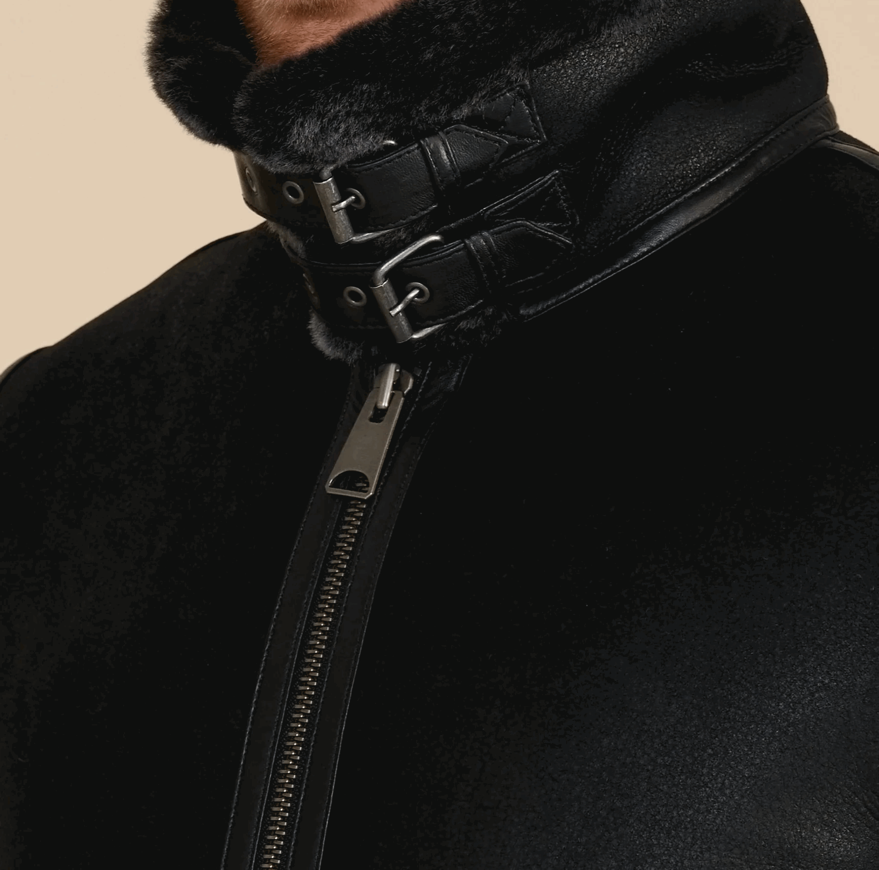 Ironclad Shearling Bomber Jacket