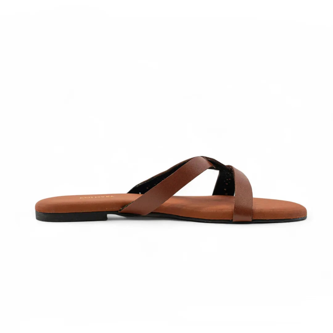 Isla Brown Leather Sandal – The Leather Factor
