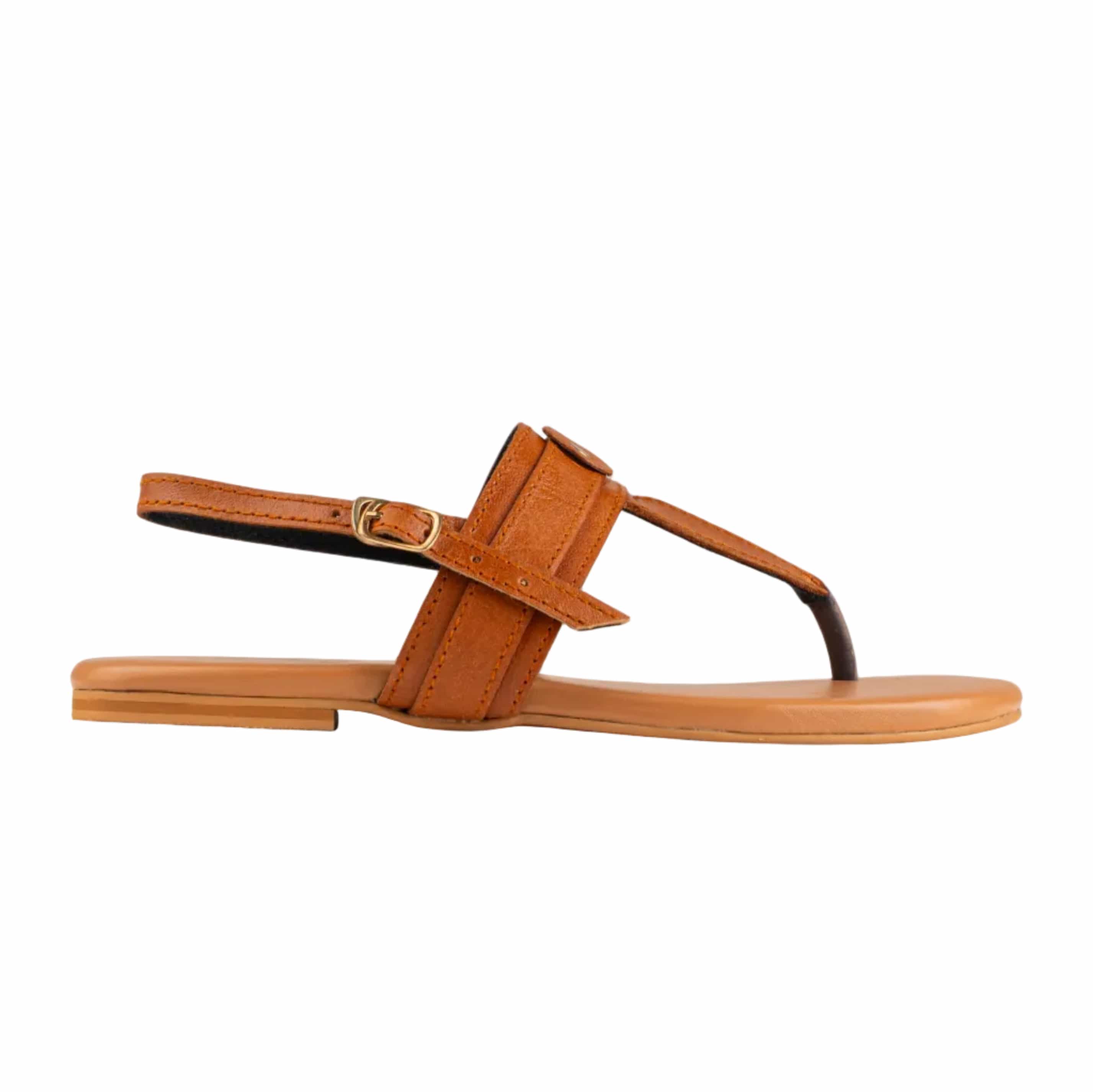 Kabir Tan Leather Sandal – The Leather Factor
