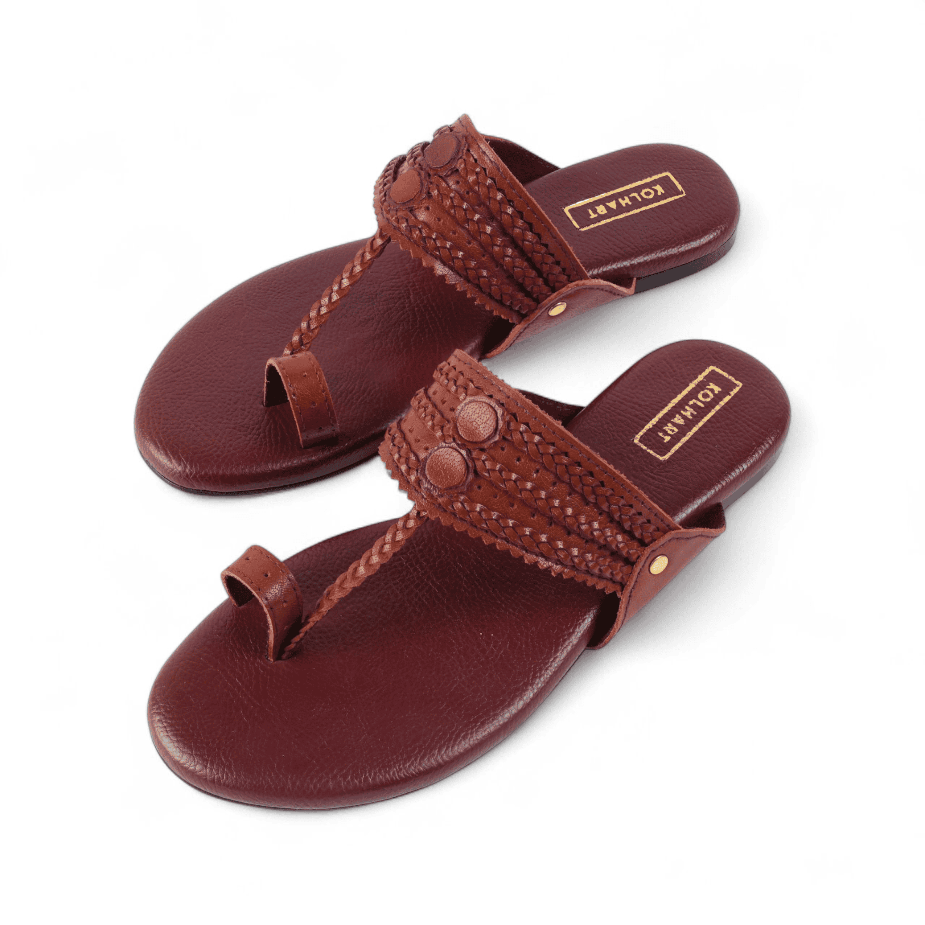 Laila Kolhapuri Sandal – leather sole