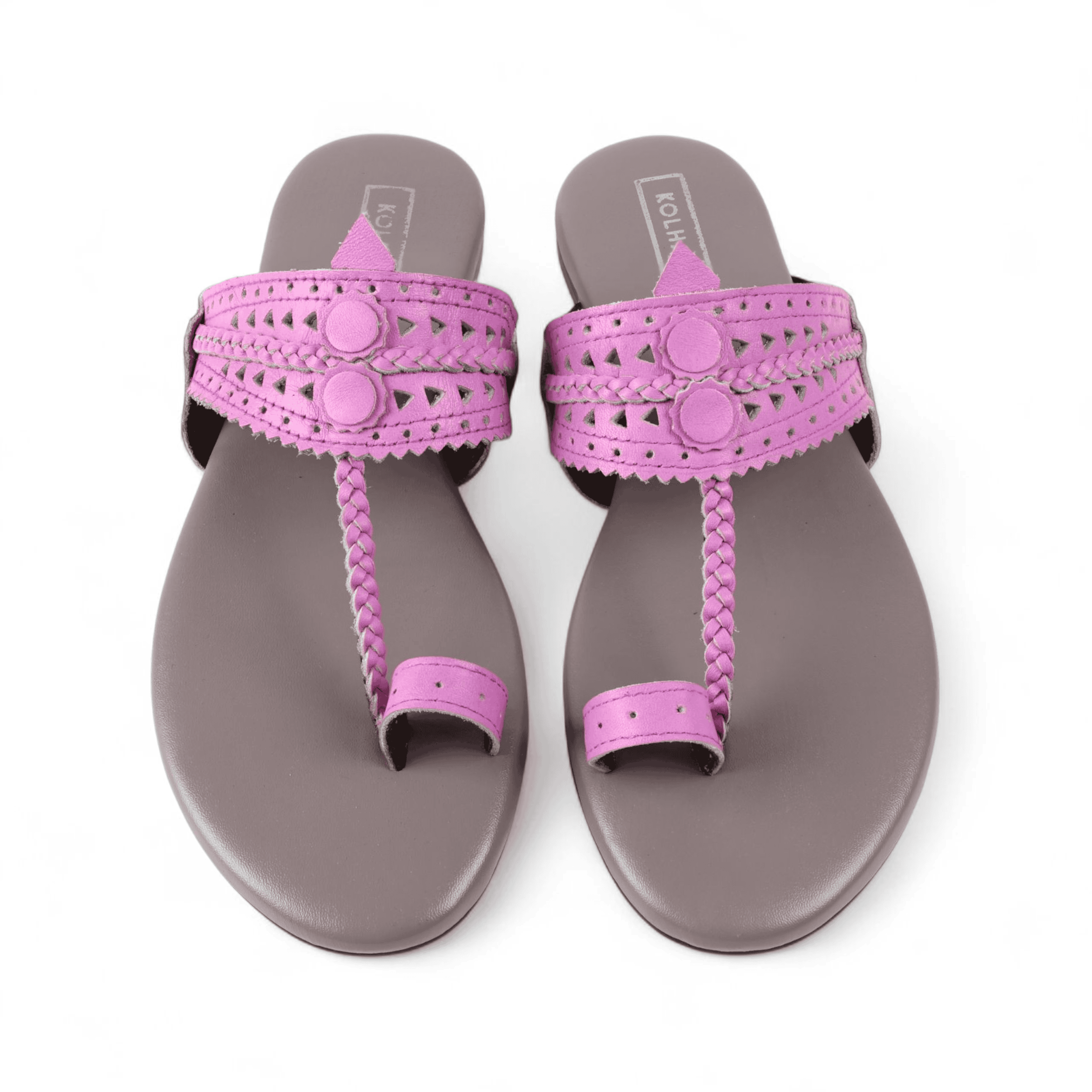 Laila Kolhapuri Sandal – leather sole