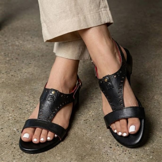 Murad Leather Gladiator Sandal – available in UK sizes 6–13