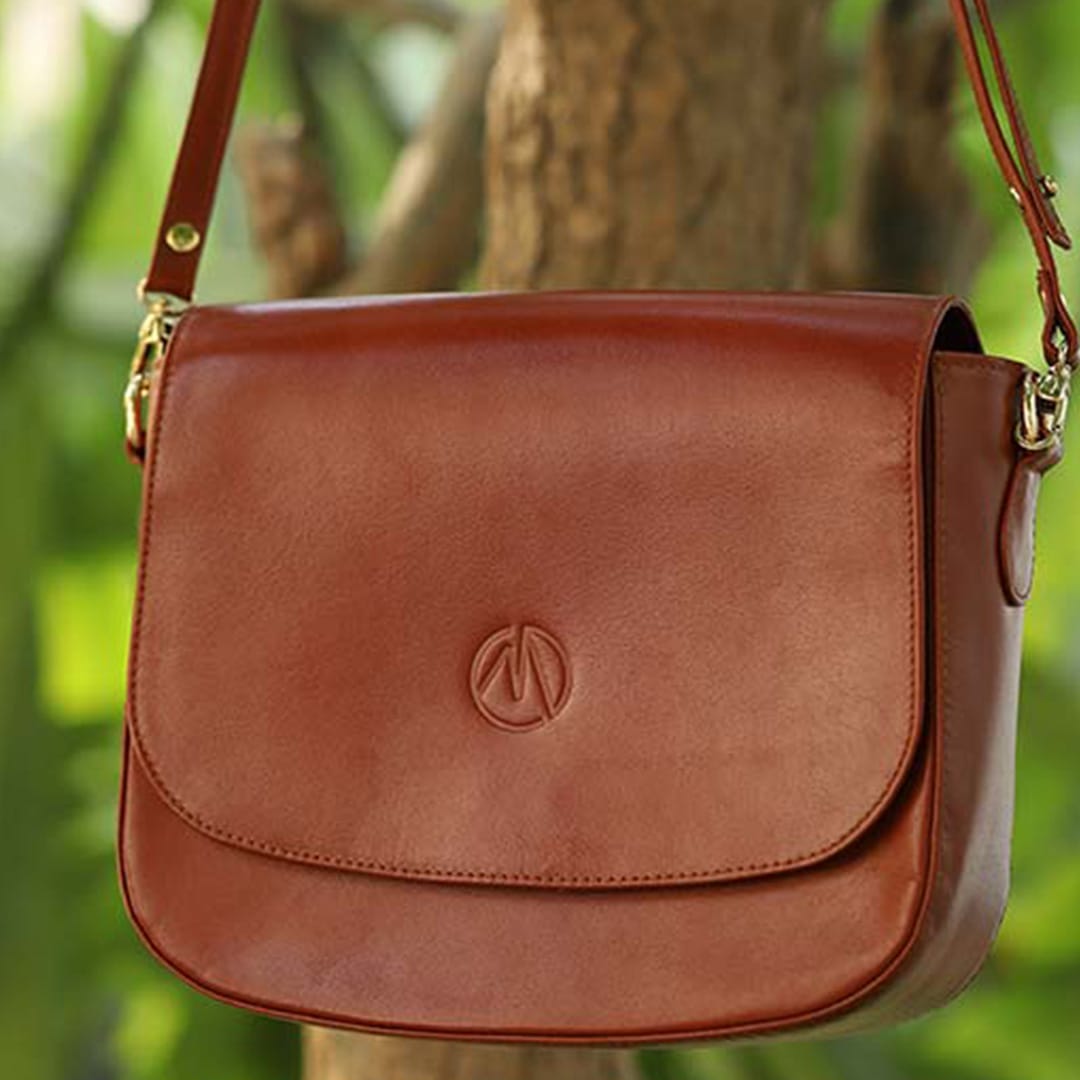 Noor Leather Flap Bag – flap bag by The Leather Factor, photo 8