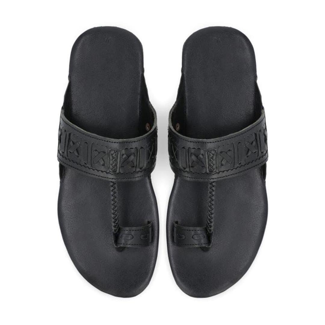 Saffron Kolhapuri Sandal – available in UK sizes 6–13