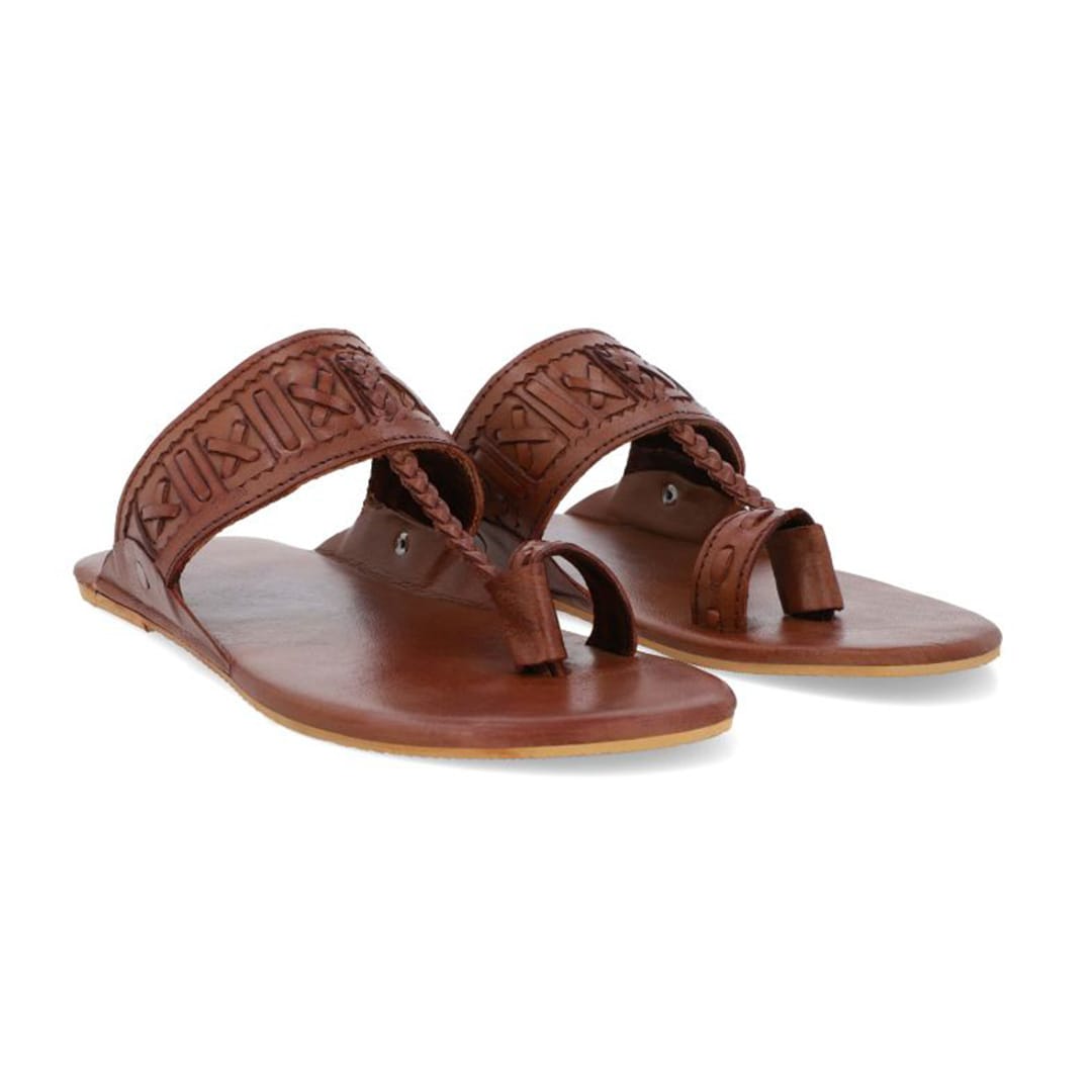Shah Kolhapuri Sandal – leather sole
