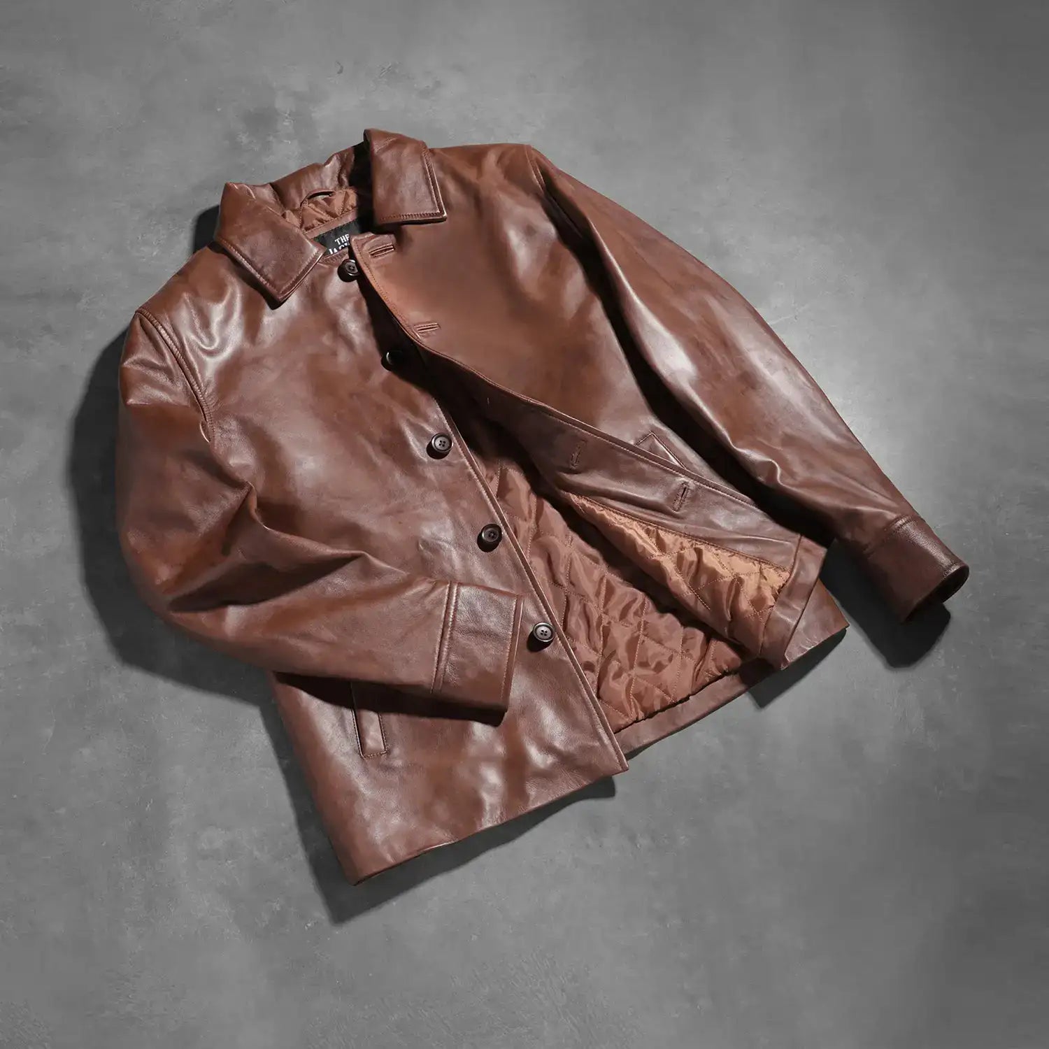 Zakas Brown Leather Jacket