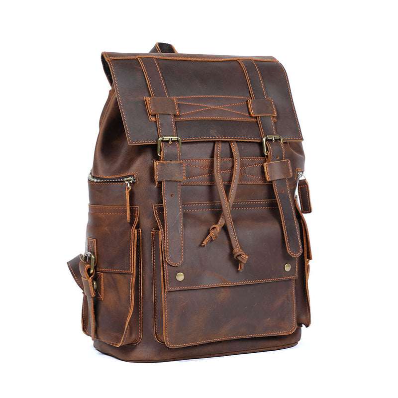 Nomad Brown Leather Backpack
